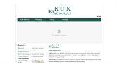 Desktop Screenshot of kukadwokaci.pl